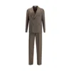 Tagliatore Double-breasted Suit In Green