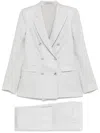 Tagliatore Double-breasted Suit In Grey