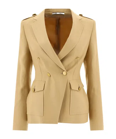 TAGLIATORE DOUBLE-BREASTED SUIT JACKET