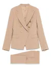 Tagliatore Women Double-breasted Suit In Neutrals