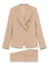 Tagliatore Women Double-breasted Suit In Neutrals