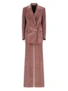 Tagliatore Double-breasted Suit In Pink