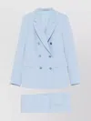 TAGLIATORE DOUBLE-BREASTED SUIT WITH FLAP POCKETS AND BACK VENT