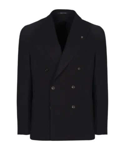 TAGLIATORE TAGLIATORE DOUBLE-BREASTED TAILORED BLAZER