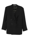 Tagliatore Double-breasted Tailored Blazer In Black