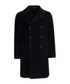 Tagliatore Double-breasted Tailored Coat In Black