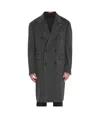 Tagliatore Pino Lerario Double-breasted Coat In Gray