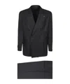 Tagliatore Double Breasted Tailored Jacket In Black