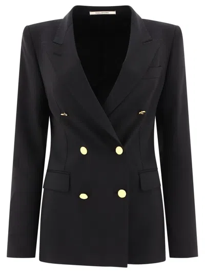 Tagliatore Paris10 Double Breasted Jacket Clothing In Black