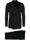 Tagliatore Double-breasted Tuxedo In Schwarz