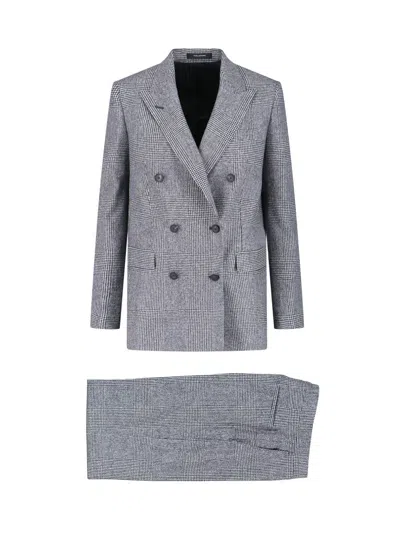 TAGLIATORE DOUBLE-BREASTED VIRGIN WOOL SUIT