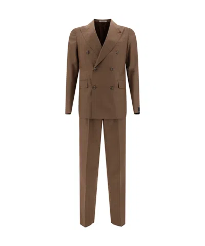 Tagliatore Suit In Brown