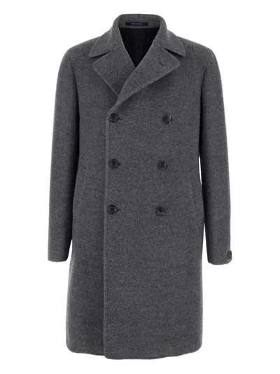 TAGLIATORE DOUBLE-BREASTED WOOL COAT