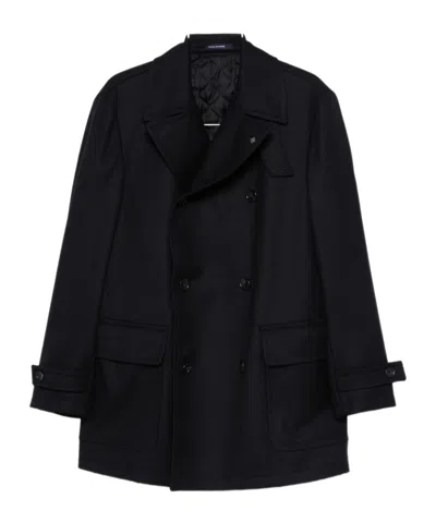 TAGLIATORE DOUBLE-BREASTED WOOL COAT