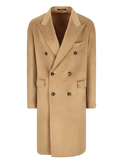 TAGLIATORE DOUBLE-BREASTED WOOL COAT