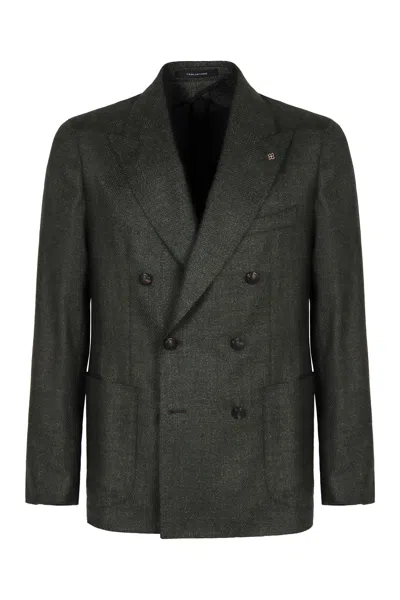 TAGLIATORE TAGLIATORE DOUBLE-BREASTED WOOL JACKET