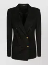 Tagliatore Double-breasted Wool Jacket Peak Lapels