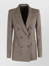 Tagliatore Houndstooth Pattern Jacket In Multi