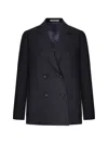 Tagliatore Paris Double-breasted Tailored Blazer In Black