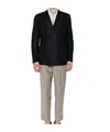 Tagliatore Double-breasted Blazer In Black