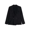 Tagliatore Double-breasted Blazer In Blue