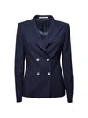 Tagliatore Double-breasted Blazer In Blue