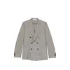 Tagliatore Double-breasted Blazer In Gray