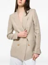 Tagliatore Double-breasted Blazer In Brown