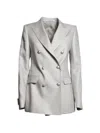 Tagliatore Double-breasted Blazer In Neutral