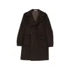 Tagliatore Double-breasted Coat In Black