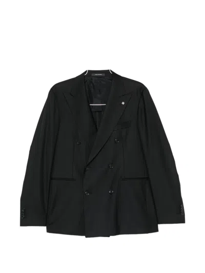 Tagliatore Double-breasted Dress In Black