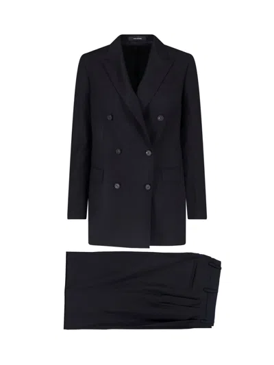 Tagliatore Double-breasted Dress "t-jasmine" In Black