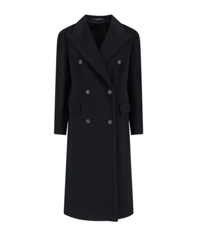 TAGLIATORE TAGLIATORE DOUBLE-BREASTED LONG COAT
