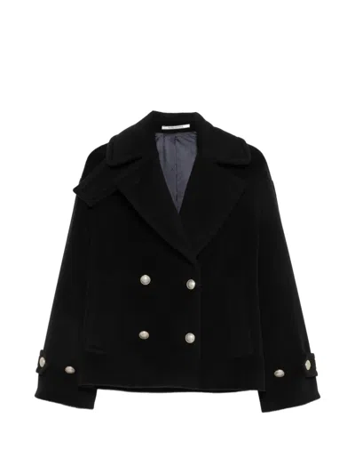 Tagliatore Double-breasted Peacoat In Multi