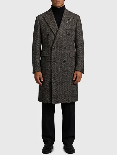 TAGLIATORE TAGLIATORE DOUBLE-BREASTED PINO LERARIO LONDON COAT