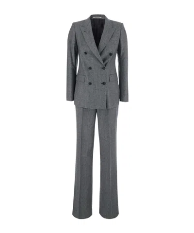TAGLIATORE DOUBLE-BREASTED SUIT AND TROUSERS TWO-PIECE SET