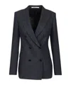 Tagliatore Paris Herringbone Double-breasted Jacket In Blue