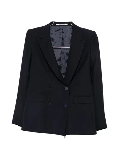 Tagliatore Double-breasted Wool Blazer In Multi