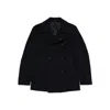Tagliatore Double-breasted Wool Coat In Blue