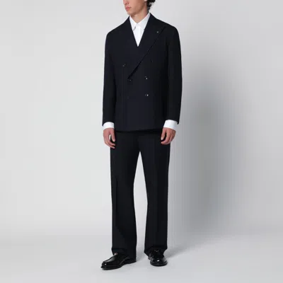 Tagliatore New York Double-breasted Suit In Multi