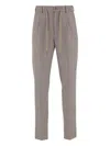 Tagliatore Drawstring Trousers In Gray