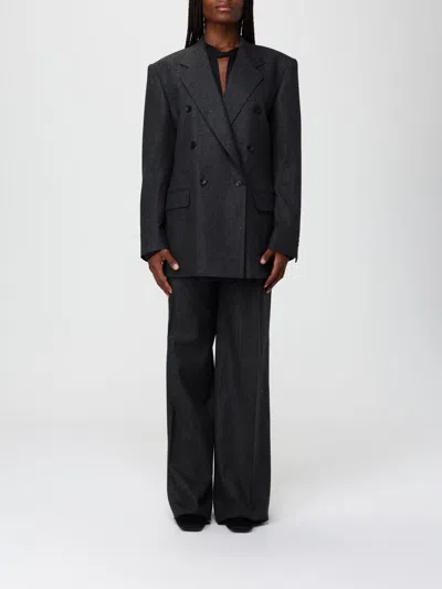 Tagliatore Dress  Woman Color Charcoal In Black