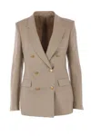 Tagliatore Paris Linen Double Breasted Blazer