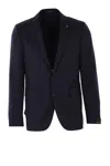 Tagliatore Three-piece Wool Suit In Black