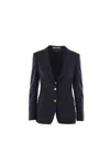 Tagliatore J-parigi Blue Virgin Wool Jacket