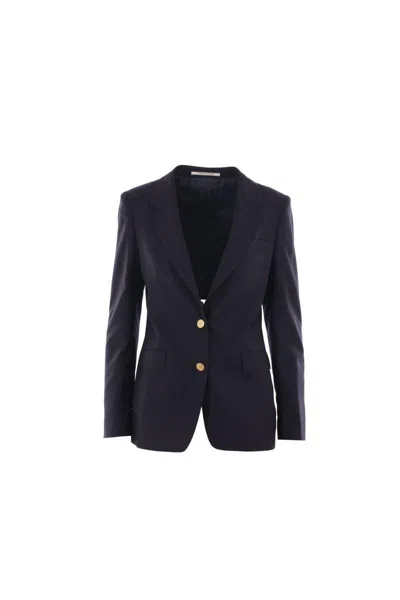 Tagliatore J-parigi Blue Virgin Wool Jacket