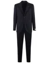 Tagliatore Virgin Wool Suit In Blue