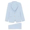 Tagliatore Single-breasted Suit In Blue