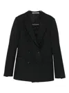 Tagliatore Double-breasted Suit In Black