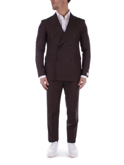 Tagliatore Dresses Brown In Marrone Marroni